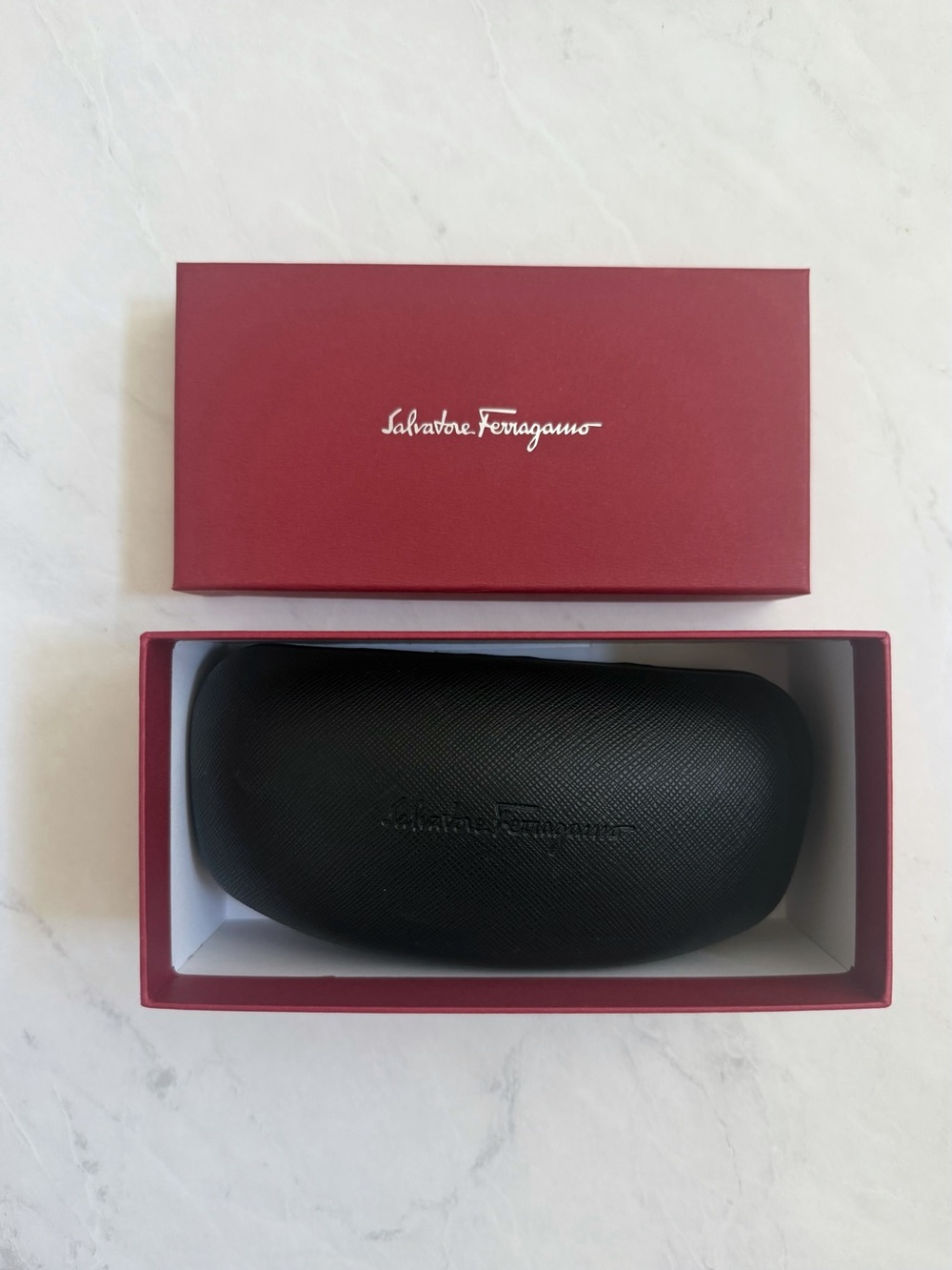 Salvatore Ferragamo Black Eyewear Case